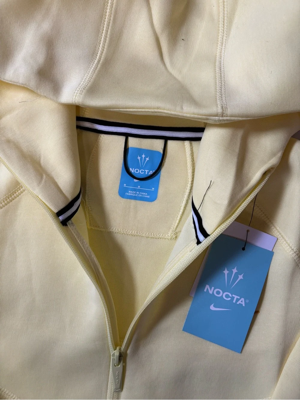 Nike Tech NOCTA Sportwear Lemon Yellow Hooded Jacket and Pants Set
